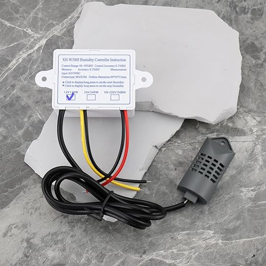 OTOTEC W3005 DC 12V 120W LED Digital Humidity Controller for Controlling Humidity in Farms and Other Factories