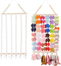 YOcity Bow Organizer for Girls Hair Bows Baby Headband Holder for Women Hair Headband Organizer for Girls Hair Bows Display Hair Bow Hanging for Nursery Room (White)