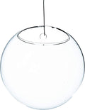 WGV Wall Hanging Planter Terrarium, Diameter 5", Clear Mounted DIY Succulents Air Glass Floral Container Vase, Tea Light Votive Candle Holder for Decoration 1 Piece