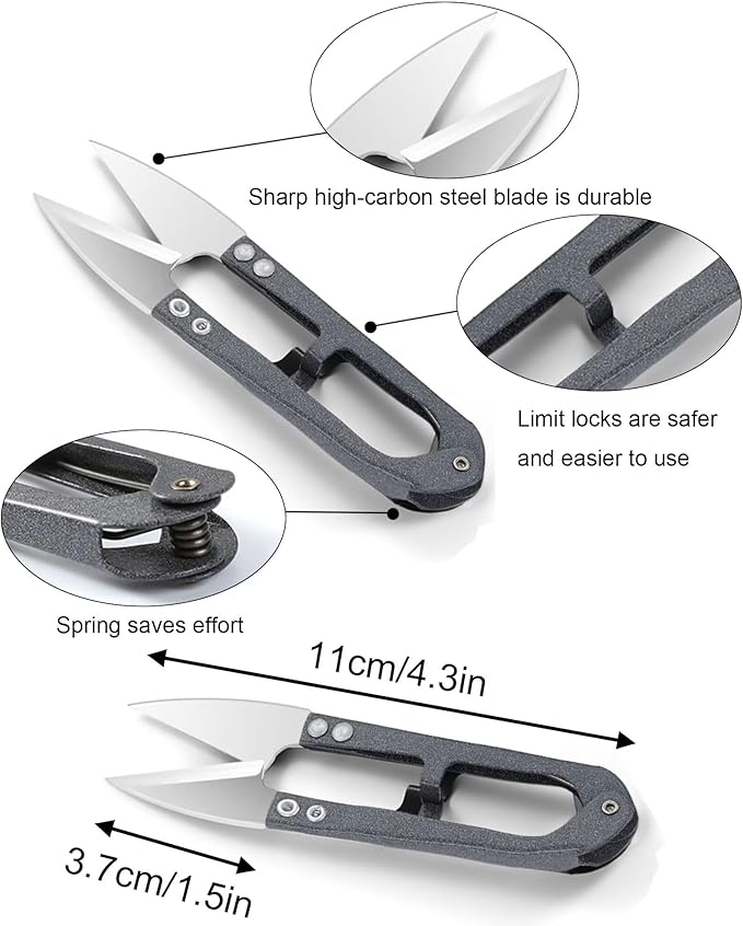 2 Pcs Bonsai Pruning Scissors for plants, Mini plant trimmers & Sewing Snips for Bud Leaves Flowers Stitch Embroidery Knitting DIY Crafts
