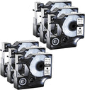 GREENCYCLE 6 Pack Compatible for DYMO D1 40913 Label Maker Refills S0720680 Black on White 3/8" (9mm) x 23ft (7m) for LabelManager 210D 220P 260P 280 420P LM160 350 360D 450 COLORPOP LMPnP LP250