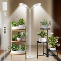Floor Grow Lights for Indoor Full Spectrum Plant Lighting with Adjustable 67" Stand for Growing Large Tall Plants 3/9/12H Timer,3 Light Modes, 2Heads