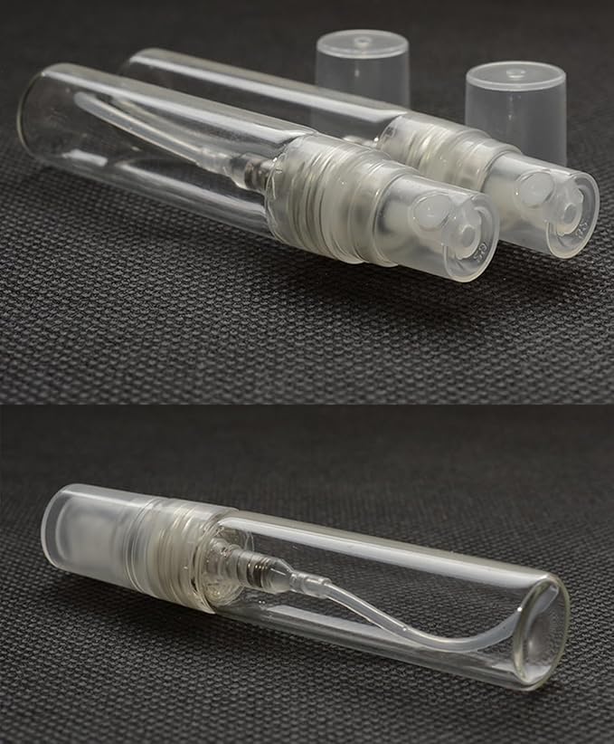 20 Pack Set 10ML Protable Refill Bulk Atomizer Spray Travel Perfume Bottle Hydrating Empty Bottle (Clear-1)