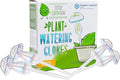 Little Green Leaf Automatic Plant Watering Globes Self Watering Planter Inserts (Set of 4) | Hands Free Clear Mushroom Glass Bulbs | Planter Spikes to Support Indoor & Outdoor Plant Health (180ml)