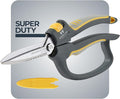 Woodland Tools Utility Snips – Super Duty Garden Snips with Serrated Trimming Scissors, Knife Edge, Wire and Twine Cutter, Stainless Steel Construction, Sheath Included – Plant Scissors for Yard Work