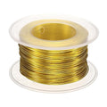 HARFINGTON Bonsai Wire Anodized Aluminum Training Wire Roll 0.8mm Gauge 98ft Length Bendable Bonsai Tree Wire for Garden, Horticulture, Landscape, Planting, Yellow