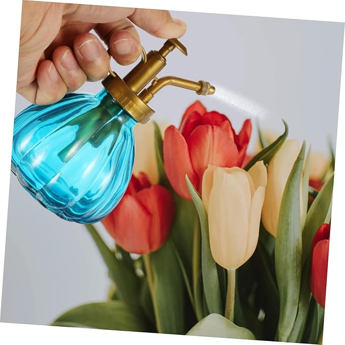 Levemolo 2pcs Retro Glass Plant Mister Spray Bottle Design Nozzles for Plant Care for Flowers and Gardening