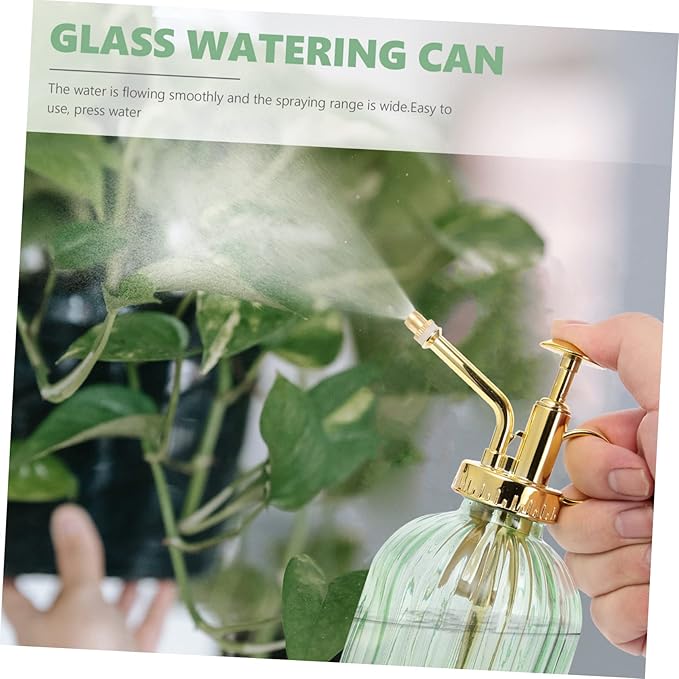 KESYOO Retro Glass Spray Bottle 350ml Large Capacity Design for Plants Succulent Mister for Boys and Girls Vintage Style