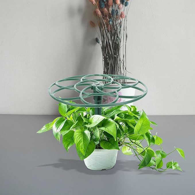 GANAZONO Sunflower Flower Stand 11.02In Lollipop Plant Support Rack Climbing Vine Trellis Durable PPE Material Garden Plant Cage