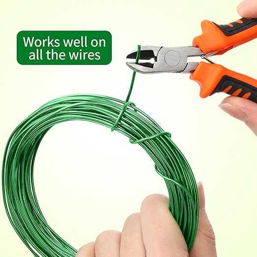 Mudder 5 Roll Aluminum Bonsai Training Wire Tree 160 Feet Total with Bonsai Wire Cutter Anodized Training for Holding Branches Small Trunks (1/1.5/2/2.5/3mm,Classic)
