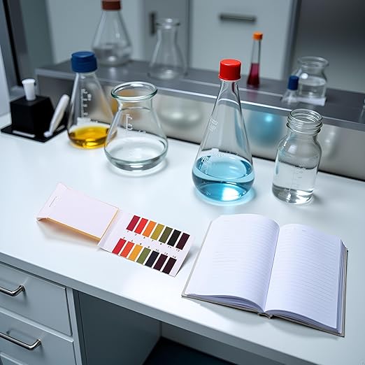 80 Strips Yellow Professional 1-14 Ph Litmus Paper Ph Tester Papers Ph Meters Indicator Paper Water Cosmetics Soil Acidity Test Strips Lab Consumables