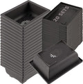 KINJOEK 20 PCS 6.5 Inch Bonsai Training Pots, Rectangular Plastic Bonsai Pots, Flower Succulent Pots Container for Garden, Indoor, Home Decorative