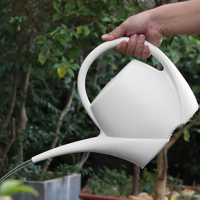 2024 New Plant Watering Can - 𝑾𝒂𝒕𝒆𝒓𝒊𝒏𝒈 𝑪𝒂𝒏 1 Gallon Long Spout Watering Can with Comfortable Handle Plastic 𝑾𝒂𝒕𝒆𝒓𝒊𝒏𝒈 𝑪𝒂𝒏 Outdoor for Garden Plants (Pink)