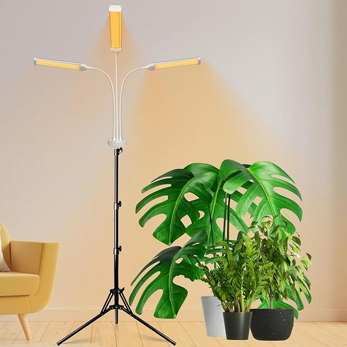 LED Grow Lights for Indoor Plants Full Spectrum, LED Plant Light with Stand (270 LEDs Stand)