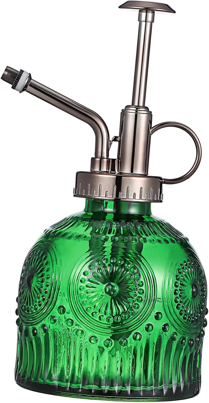 Houseplant Water Mist Sprayer Pump Glass Plant Mister Spray Bottle for Garden Home