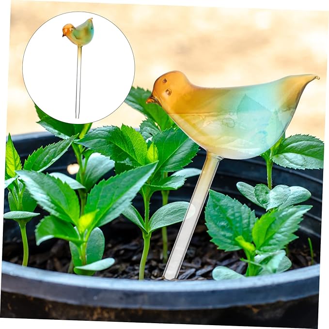POPETPOP Self-Watering Bulb Plant Waterer Glass Watering Globe for Indoor and Outdoor Plants Efficient and Easy to Insert