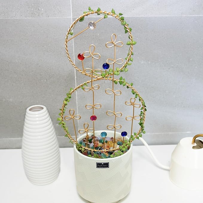 1PCS Hoya Trellis Plant Support Indoor Metal Frame Unique Trellis for Climbing Plants Potted Hoya Pots Small Houseplant Vine Support for Plant Lovers Home Decor