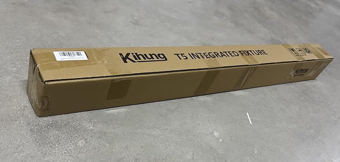 Kihung (Pack of 8 LED Shop Light T5 4FT, 20W, 2200LM, 4000K Cool White, Utility led Shop Light, LED Ceiling Light and Under Cabinet Light, Corded Electric with Built-in ON/Off Switch