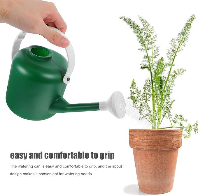 VILLCASE Long-spout Watering Can 1.2l Plastic Handheld Flower Watering Pot for Indoor and Outdoor Gardening