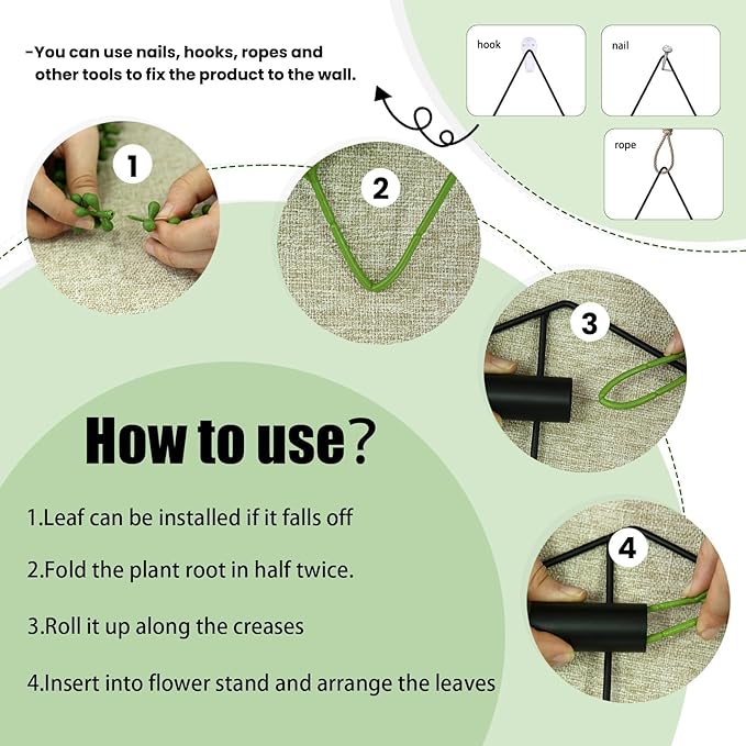 GREENTIME 2 Pack Fake Succulent Plants Hanging Artificial Ivy Vine with Black Diamond Metal Hanging Vase Faux String of Pearls for Teacher Appreciation Living Room Bedroom Boho Kitche Wall Shelf