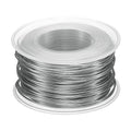 HARFINGTON Bonsai Wire Anodized Aluminum Training Wire Roll 1mm/18 Gauge 98ft Length Bendable Bonsai Tree Wire for Garden, Horticulture, Landscape, Planting, Dark Silver