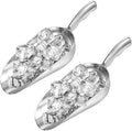 2 PCS Aluminum Ice Scoops, Cast Aluminum Utility Scoops, 12-Ounce, Food-Grade, Good for Home and Commercial Use of Bar, Ice, Flour Utility Scoop, Ice Scoop for Ice Machine, Hand-Wash Recommended