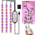 7.8'' 3 Head LED Grow Light Strips, Grow Lamps for Indoor Plants Full Spectrum, Plant Light with 4/8/12H Timer, 10 Dimmable Levels for Seedling Succulent,Best Match for Plant Shelf