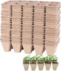 360 Cells Peat Pots Seedling Start Trays 36 Pack Seedling Pots Biodegradable Seedling Starter Kit,Organic Germination Plant Starter Trays