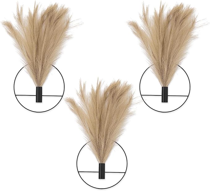 3 Pcs Wall Plants Artificial Decor,Boho Wall Decor,Home Office Living Room Wall Decor