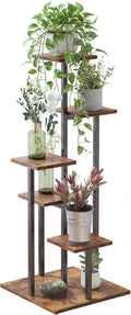 5 Tier Plant Stand Indoor, Tiered Plant Stands for Indoor Plants Multiple, Corner Flower Stand for Living Room, Multi-Layer Vintage Design Plant Shelf