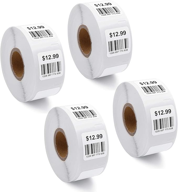 Suminey - Compatible DYMO 30332 Square Multipurpose 1" X 1" Thermal Labels Replacement for 30332 (1" X 1"), for Dymo Label Printer 450, 4XL, Munbyn & Zebra Desktop Printers - 4 Rolls/ 3000 Labels
