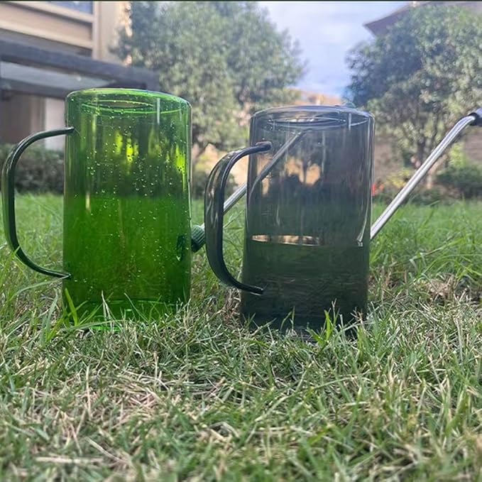 Watering Can for Indoor Plants,1 Litre/ 35 OZ Long Spout Watering Can for Outdoor and Indoor Plants - Small Watering Jug for Houseplants,Large Plastic Watering Can for Garden Flowers Plants (A)