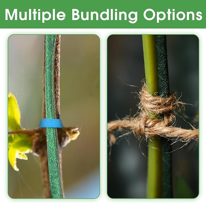 6 Pack 17'' Climbing Plant Support Stakes Moss Pole Monstera Plant Climbers Trellis Plants Stem Supports for Indoor Outdoor Climbing Potted Plants Flower Grow Upwards Green