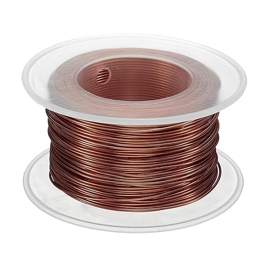 HARFINGTON Bonsai Wire Anodized Aluminum Training Wire Roll 0.8mm Gauge 98ft Length Bendable Bonsai Tree Kit for Garden, Horticulture, Landscape, Planting, Copper