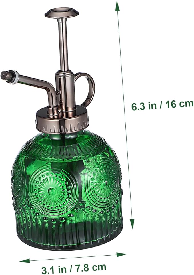 BESPORTBLE Glass Plant Mister Spray Bottle for Gardening 300ml Decorative Watering Spray Bottle Adjustable Mist Nozzle for Indoor and Outdoor Plants
