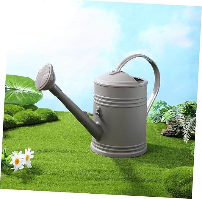 Generic Long Spout Watering Can Large Capacity Plastic Pot for Indoor Outdoor Plants Ergonomic Handle Energy-Saving Garden Tool for Home Use