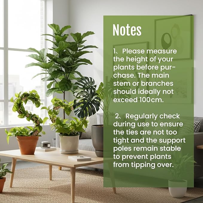 Mcbazel 2 Pack 39'' Bendable Moss Pole, Monstera Plant Support, Coco Coir Moss Poles for Climbing Plants, Stakes for Indoor Plant, Accessories for Monstera Pot