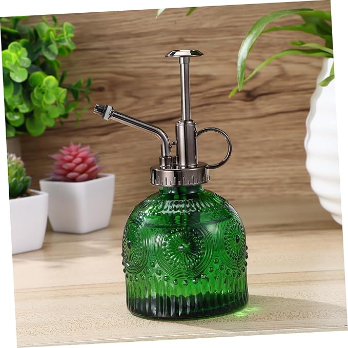 Milisten Plant Mister Spray Bottle Embossed Design for Use Versatile Watering Cleaning Stylish Essential Plant Care