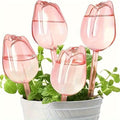 Ochine Tulips Self Watering Globes, Glass Plant Watering Globes, Self Watering Planter Insert, Automatic Plant Waterer Indoor, Plant Watering Devices, Plant Water Globes for Indoor Outdoor Plants