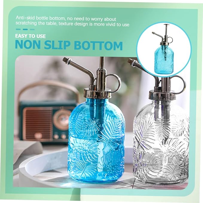Milisten Spray Bottle for Plants Indoor Plant Mister Comfortable Grip for Easy Watering and Antique Design for Use