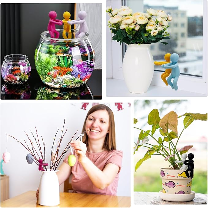 Plant Propagation Buddy – Plant Cutting Holders for Sprouts, Stems & Shoots, Cute & Sturdy Plant Supports for Indoor Gardens & Propagation Stations, for Plant Lovers (Multicolor)