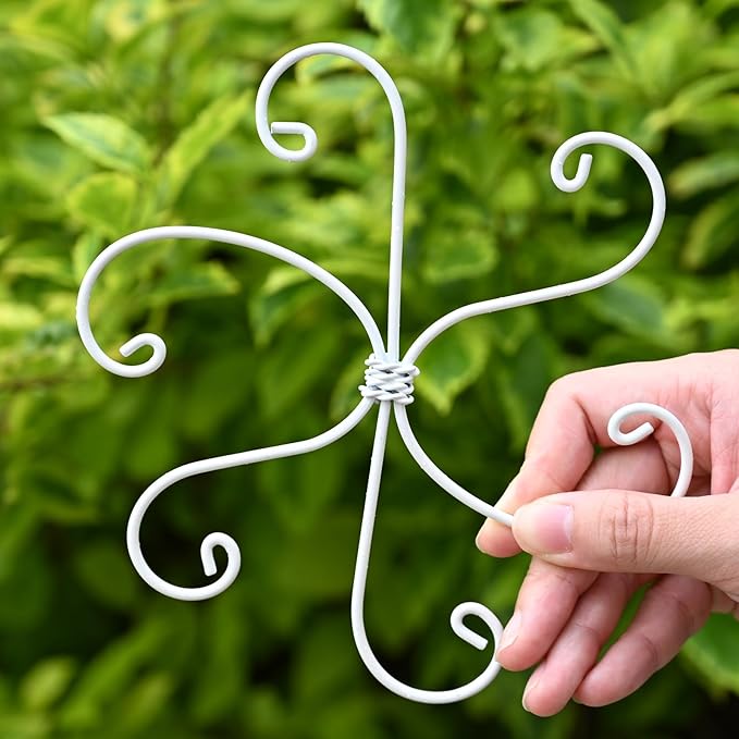 Yohsnor 6.5 * 6.5in Monstera Plant Support Hook 5PCS - Durable Stabilizer & Leaf Holder for Indoor Plants, Flexible Installation & Soft Grip Design - Perfect for Fishbone Cactus and Other Houseplants
