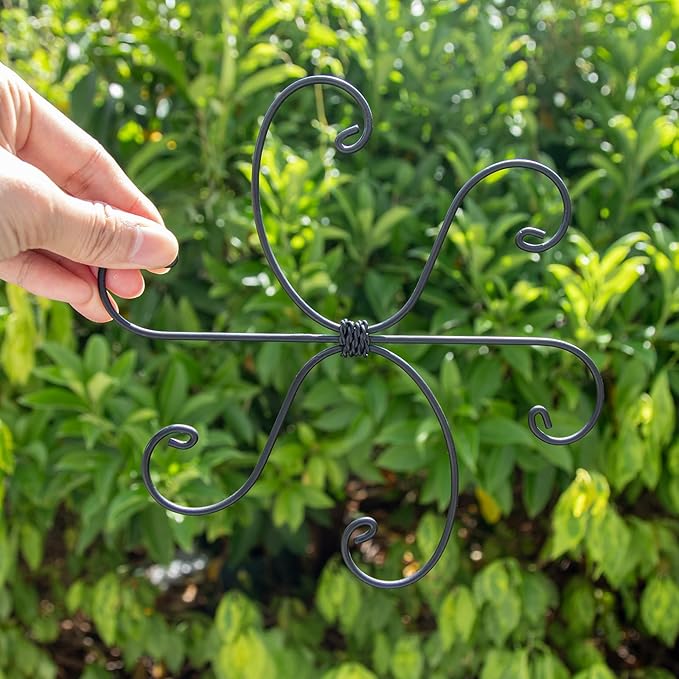 Yohsnor Monstera Plant Stem Support Set - 7.5x7.5 Inch Durable Stabilizers for Indoor Climbing Plants and Leaf Holders - Promote Healthy Growth and Stability (5 Pieces)
