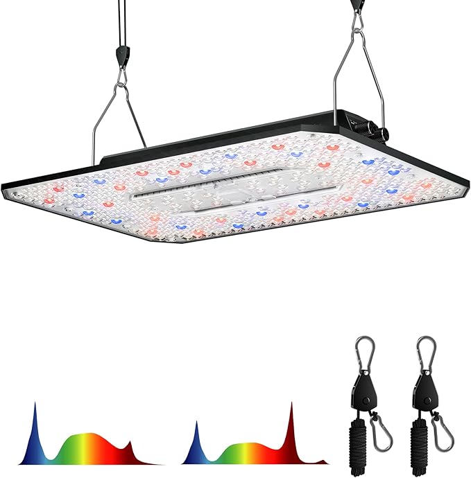 UAP1500 LED Grow Light, 150W Commercial Full Spectrum Grow Lights for Indoor Plants with Full Epar Boost Mode Switch & Daisy Chain, Dimmable Plant Light for Seeding Veg Bloom in 2x2, 3x3 Grow Tent