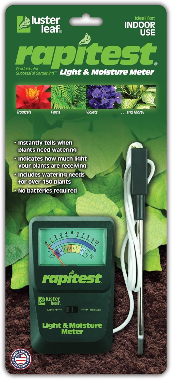 Luster Leaf JEN-639 Rapitest Moisture and Light Combo Meter