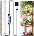 Kullsinss Grow Lights for Indoor Plants, 16" Full Spectrum Plant Grow Light Strips with Upgrade Timer 6/12/16 Hrs, 5 Dimmable Levels, 120 LEDs Sunlight Growing Lamp for Indoor Greenhouse, Seedlings