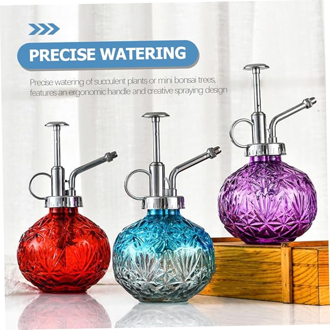 KESYOO Glass Plant Mister Spray Bottle Vintage Design for Indoor Hanging Plants