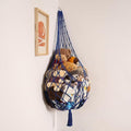 Amdermi Novel Stuffed Animal Hammock Corner Hanging Net for Stuff Aniaml Storage Macrame Toy Display Plush Toy Holder-Perfect for The Tiny Space Walls (blue, XXL)