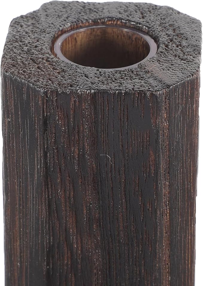 Yardwe Wall-Mounted Plant Propagation Station Elegant Wooden Hydroponic Wall Planter Vase for Indoor Decor Bathroom and Home Display for Arranging Flowers and Plants