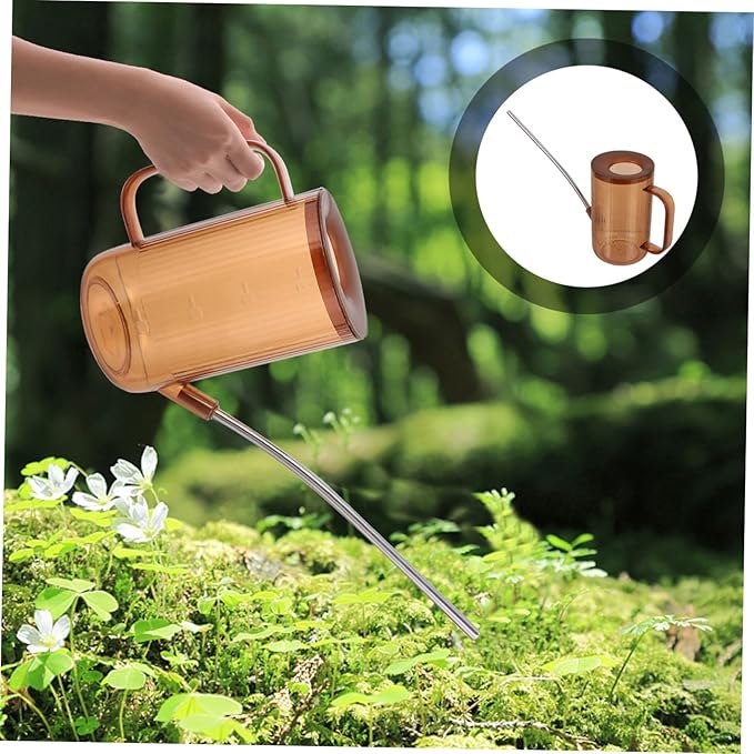 Toddmomy 1pc Ergonomic Handle Long Spout Watering Kettle Garden Supplies Nozzle for Plants